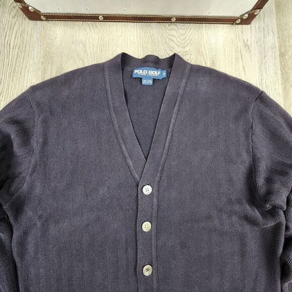 Polo Ralph Lauren Golf 100% Cotton Cardigan size S - Picture 3 of 7